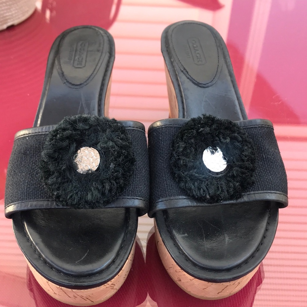 Coach flowered sandals super cute!